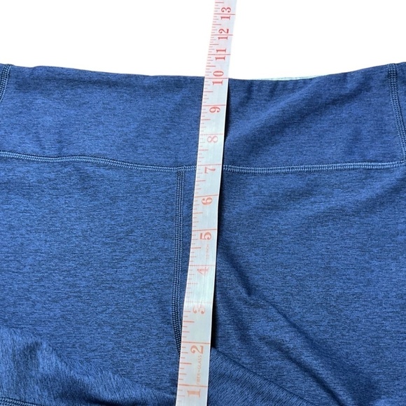 OUTDOOR VOICES Dipped Full Length Leggings in Blue Poly / Spandex Stretch Sz XL - Picture 7 of 10